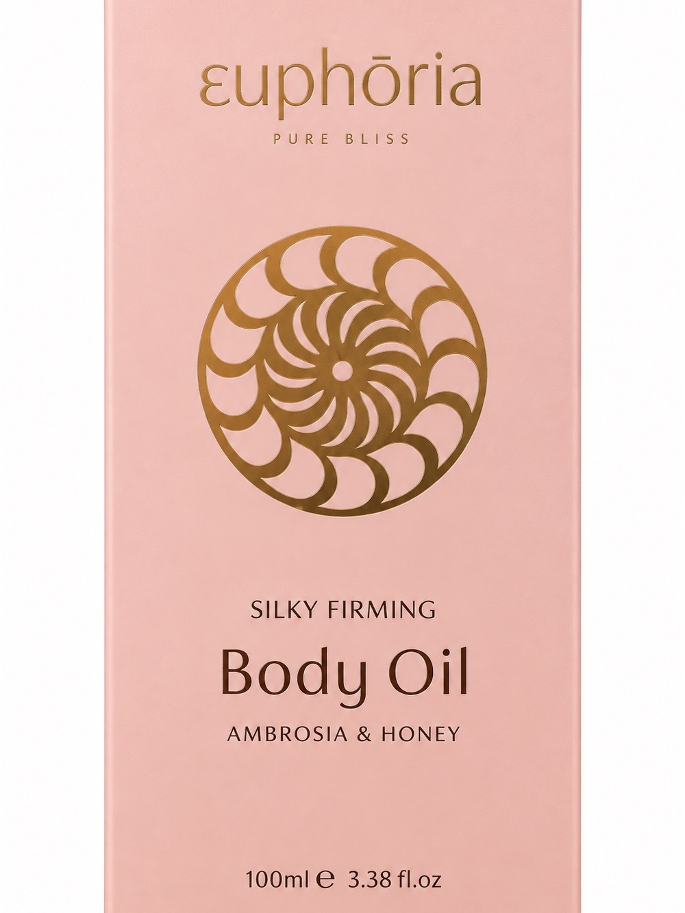 Euphoria, pure bliss, silky, firming, body oil, Ambrosia & Honey 100ml